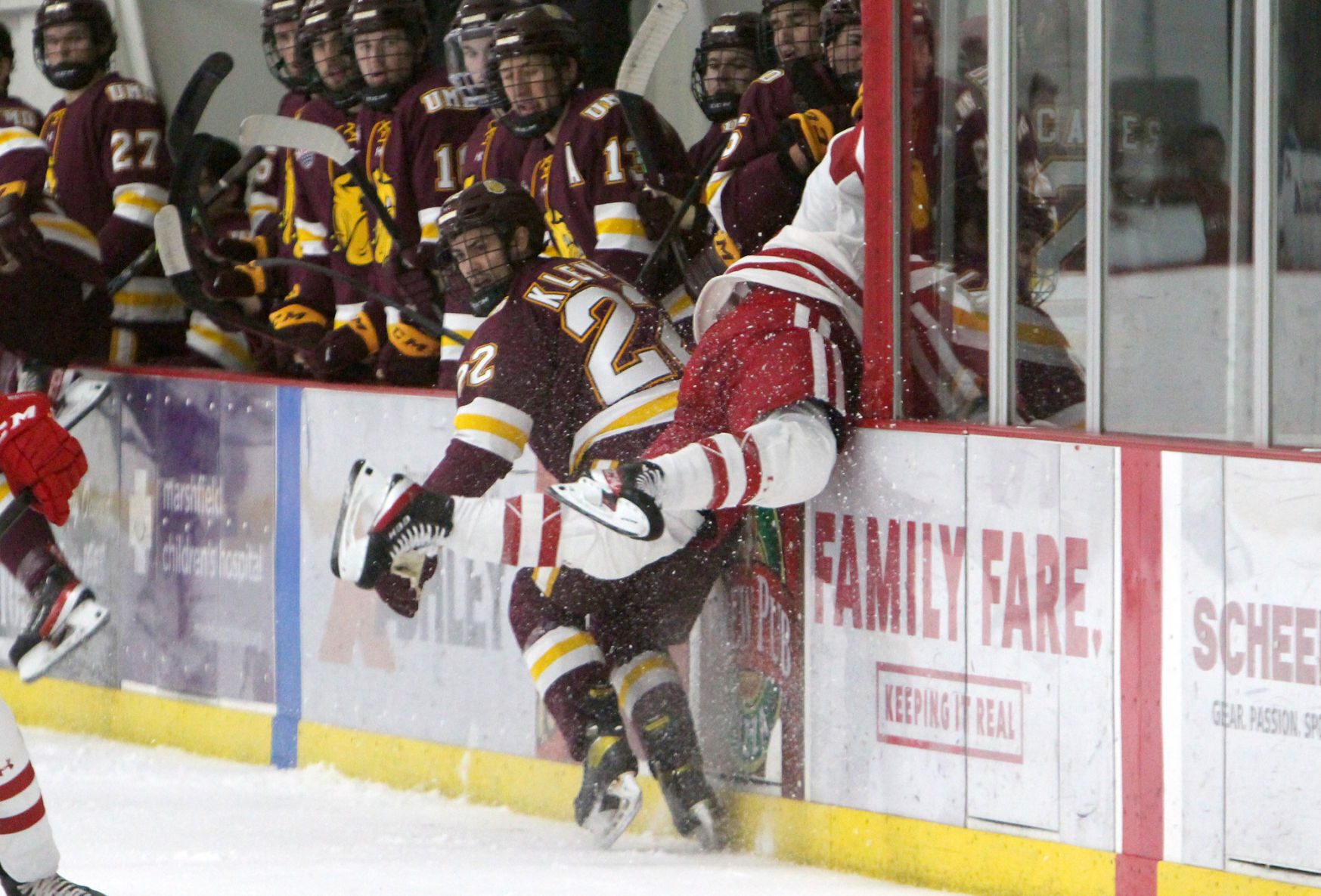 University of Wisconsin vs University of Minnesota-Duluth men's hockey scrimmage 10-3-21